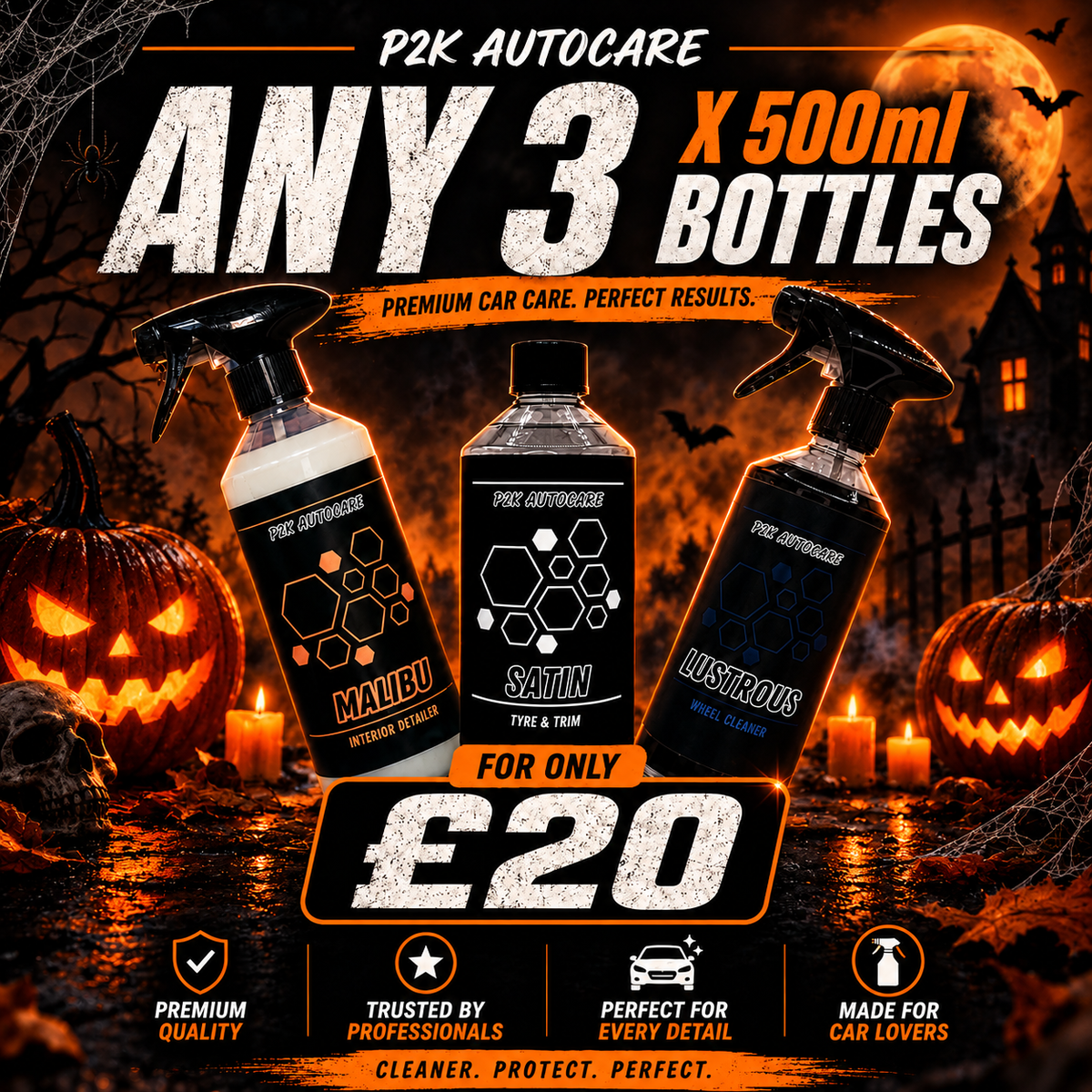 🎃 P2K’s Trick or Treat 3 for £20 Bundle 👻🖤
