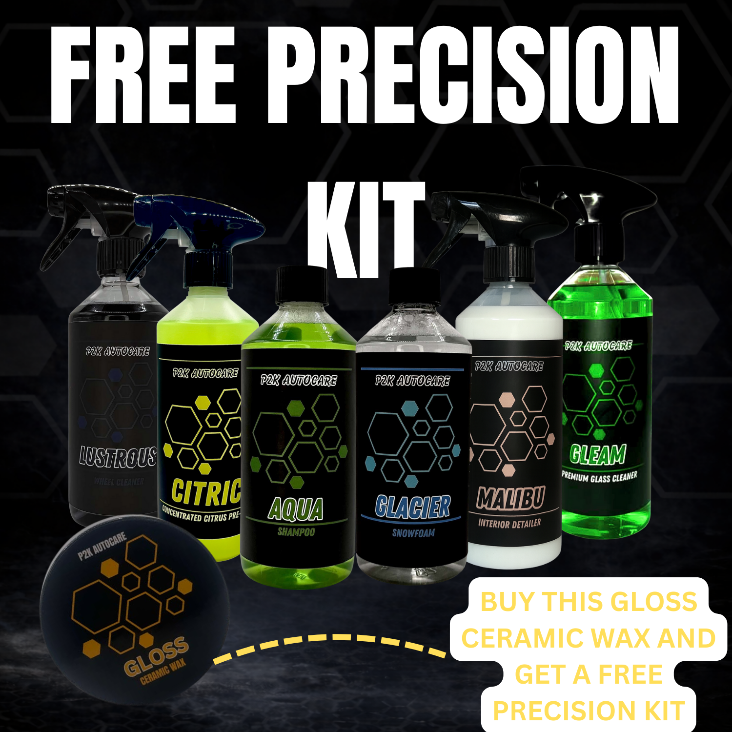 Gloss - Ceramic Wax 50Ml Pluss Free Precision Kit