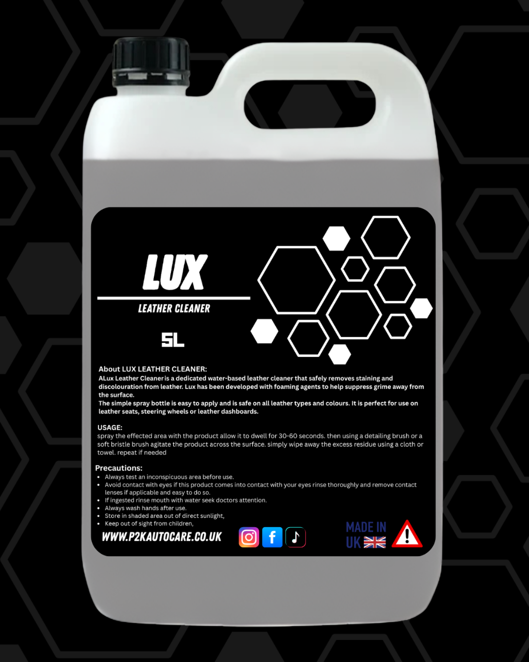 LUX-LEATHER CLEANER (5L)