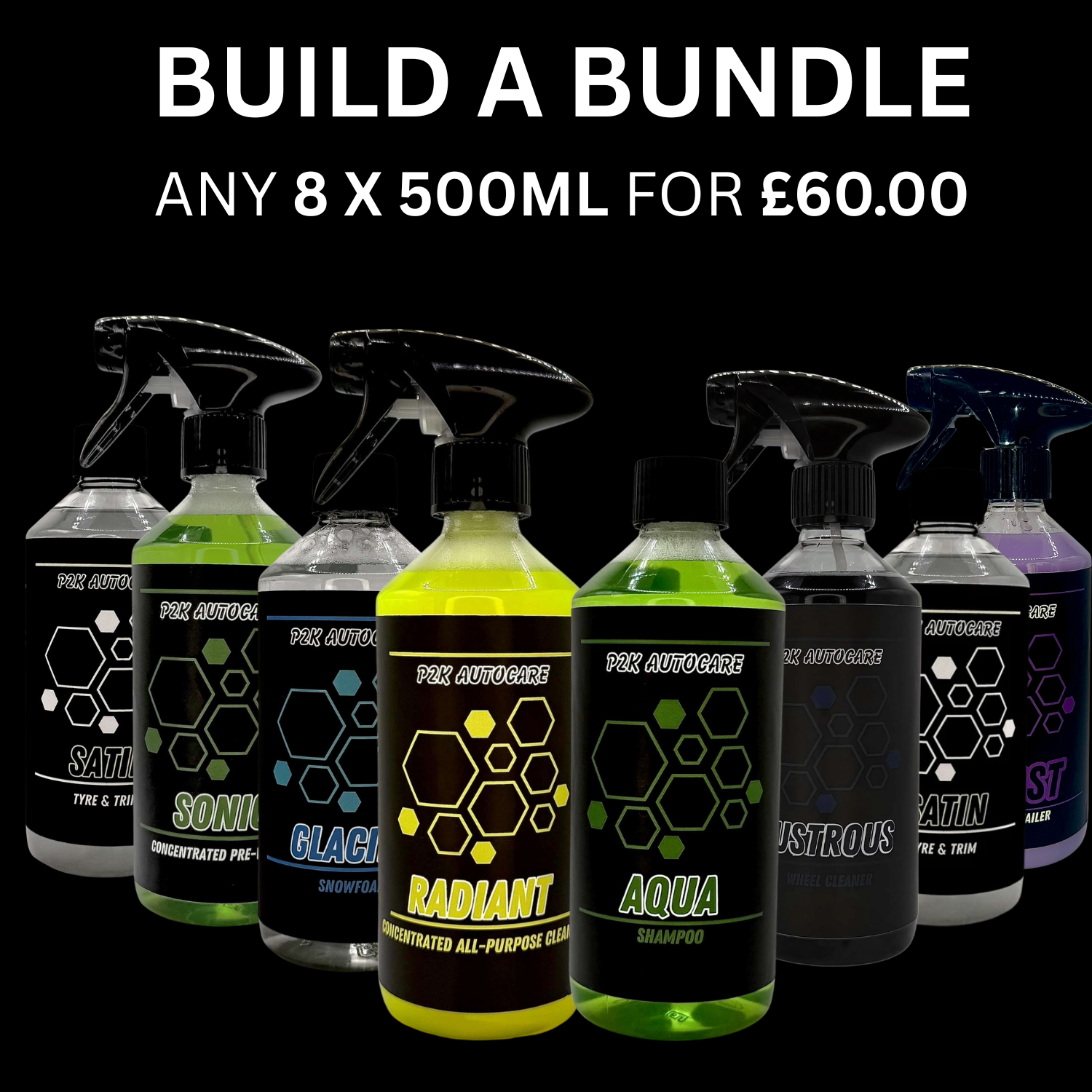Build A Bundle 8 x 500 ml for £60.00